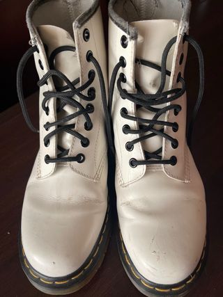 Botas Dr. Martens Blancas Talla 40