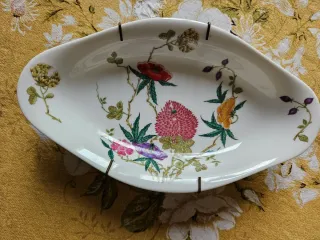 4 Piatti Limoges Anni '50 Decorati