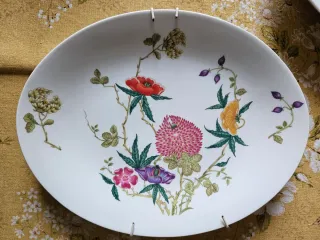 4 Piatti Limoges Anni '50 Decorati