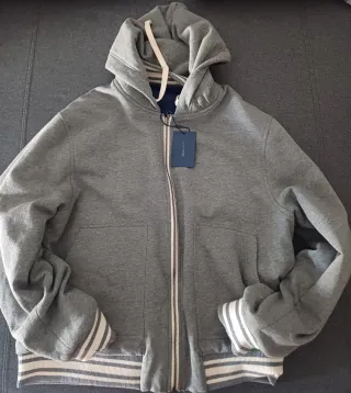 Chaqueta Gant reversible azul y gris