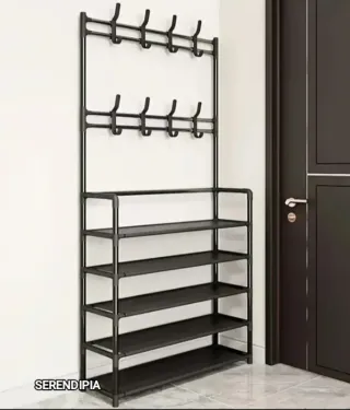 Organizzatore, appendiabiti, scarpiera a 5 ripiani