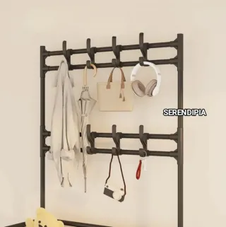 Organizzatore, appendiabiti, scarpiera a 5 ripiani