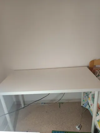 Mesa escritorio blanca Ikea