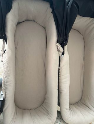 Funda capazo y sábana Minicoton beige