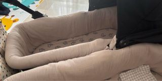 Funda capazo y sábana Minicoton beige