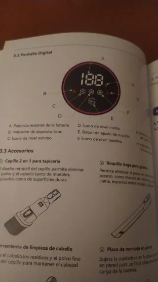 Aspiradora de mano sin cable