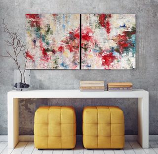 Quadri moderni. Dipinti a mano. Prezzo di Natale