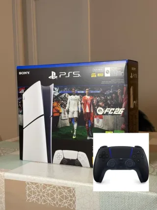 PS5 Slim Digital + Mando Negro | NUEVO