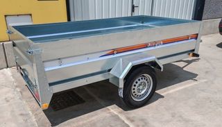 NUEVO: Remolque 750 kg de 250x130x45 cm