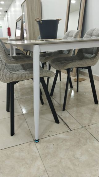 Mesa Comedor Efecto Mármol