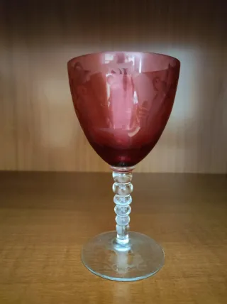 2 Bicchieri Murano Vintage Rossi