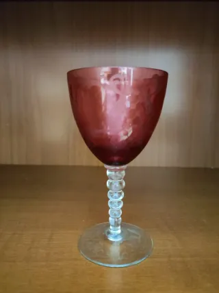 2 Bicchieri Murano Vintage Rossi