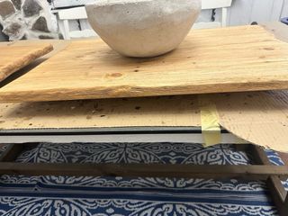 Tablones Rústicos Madera Encimera Baño