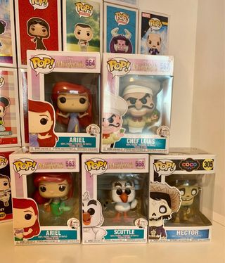 Funko Pack Mar! Ariel, Chef Louis, Scuttle, Hector