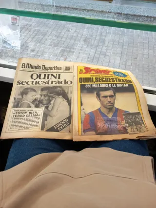 El Mundo Deportivo y Sport Quini Secuestrado