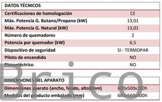 Barbacoa Gas Serie 500 - B600