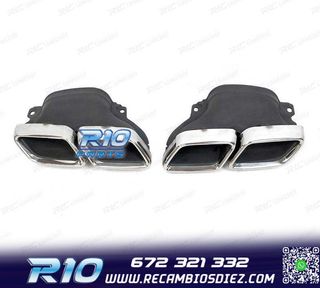 COLAS ESCAPE PARA MERCEDES CLASE GLC X253 CROMO