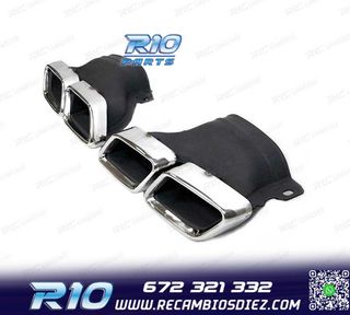 COLAS ESCAPE PARA MERCEDES CLASE GLC X253 CROMO