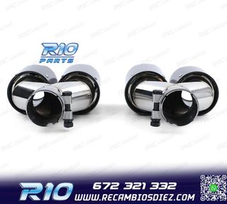 COLAS ESCAPE BMW LOOK M PERFORMANCE CROMO CARBONO