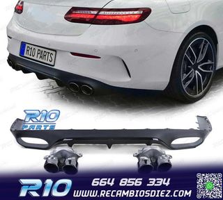 DIFUSOR MERCEDES CLASE E C238 16- LOOK AMG E53 + COLAS ESCAP