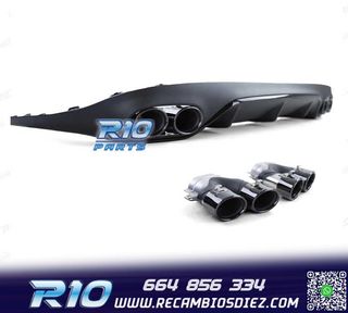 DIFUSOR MERCEDES CLASE E C238 16- LOOK AMG E53 + COLAS ESCAP
