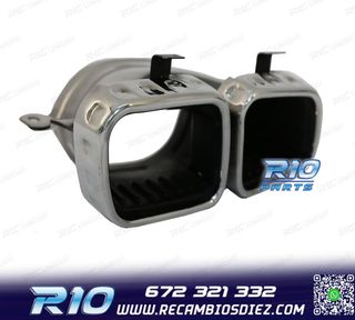 COLAS DE ESCAPE MERCEDES GLE W167 19- LOOK AMG GLE63 CROMO