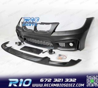 PARAGOLPES DELANTERO BMW E90 E91 08-12 LOOK M4 + SPOILER LI