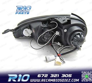 FAROS MAZDA MX5 01-05 OJOS ANGEL NEGROS