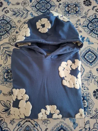 Felpa Blu/Bianca Tg. L