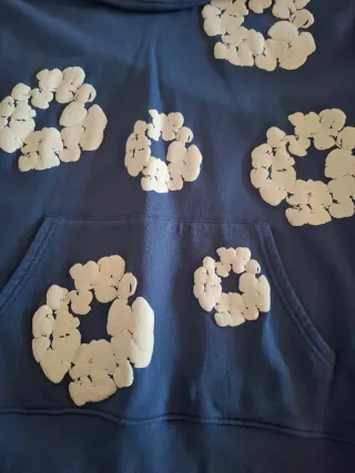 Felpa Blu/Bianca Tg. L