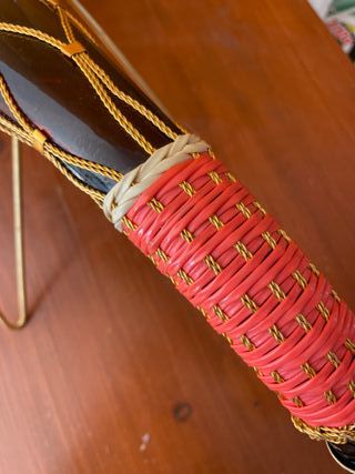 Botella vino vintage retro soporte años 60