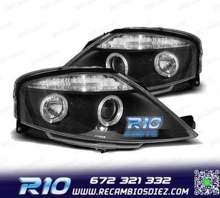 FAROS CITROEN C3 03-09 OJOS ANGEL FONDO NEGRO