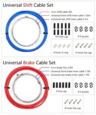 BICICLETA MTB CARRETERA CABLES FRENO CAMBIOS FUNDA
