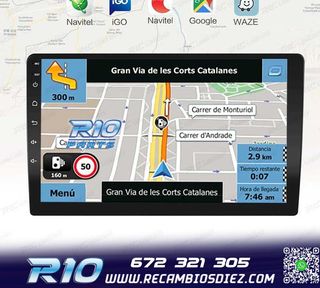 RADIO 9" GPS ANDROID 13 QUAD CORE 64GB ROM