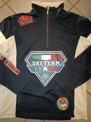 Felpa Ski Team Italy Olimpiadi Vintage M