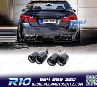 COLAS ESCAPE BMW LOOK M PERFORMANCE CROMO CARBONO