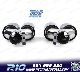 COLAS ESCAPE BMW LOOK M PERFORMANCE CROMO CARBONO