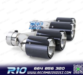 COLAS ESCAPE BMW LOOK M PERFORMANCE CROMO CARBONO