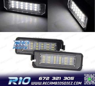 LUCES MATRÍCULA LED VOLKSWAGEN VW GOLF IV V VI VII PASSAT N