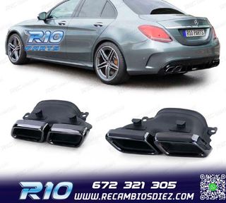COLAS ESCAPE MERCEDES CLASE C W205 14-18 LOOK C63 AMG