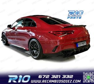 DIFUSOR MERCEDES CLA C118 19- AMG NEGRO BRILLO + COLAS ESCAP
