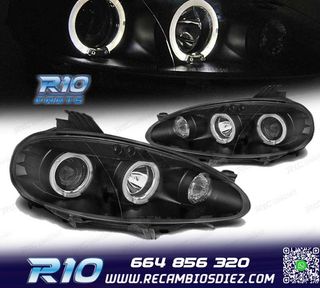 FAROS MAZDA MX5 01-05 OJOS ANGEL NEGROS