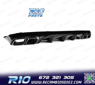 DIFUSOR MERCEDES CLASE E C238 16- AMG NEGRO BRILLO LOOK E63