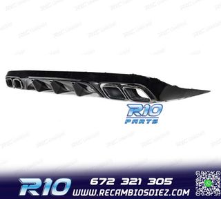 DIFUSOR MERCEDES CLASE E C238 16- AMG NEGRO BRILLO LOOK E63