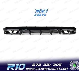 DIFUSOR MERCEDES CLASE E C238 16- AMG NEGRO BRILLO LOOK E63