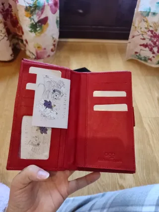 Monedero de señora rojo