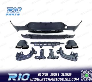 DIFUSOR MERCEDES GLC C253 COUPE 16-19 LOOK GLC63 + COLAS ESC