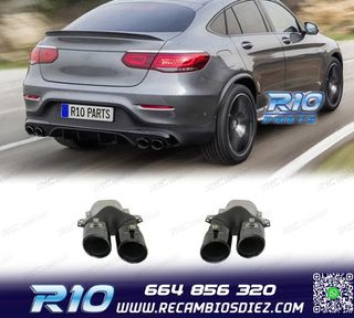 COLAS DE ESCAPE MERCEDES GLC C253 X253 15-18 LOOK AMG GLC43