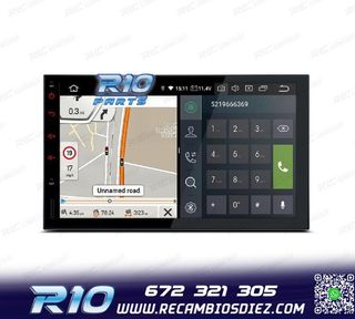 RADIO GPS ANDROID 14 2DIN 7" MULTIMEDIA GPS HD 3 USB SD