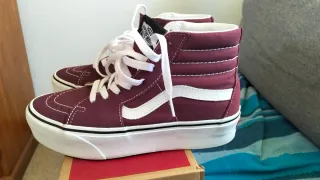 Vans Sk8-Hi Platform Bordeaux